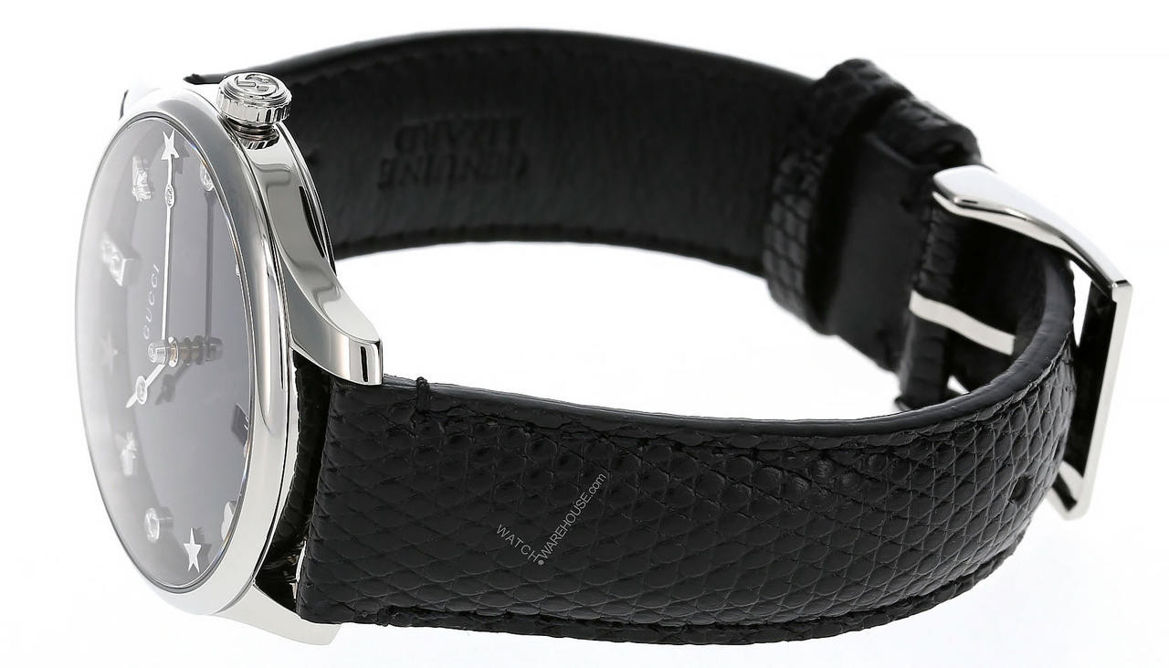 【値下げ中】GUCCI G-TIMELESS BLACK(ブラック) GUCCI G-Timeless Black Mother of Pearl Dial Women's Watch