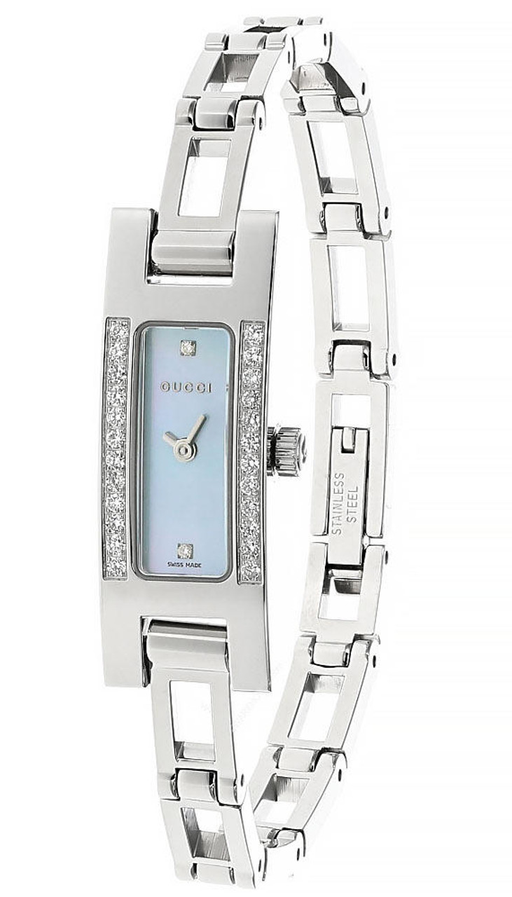 gucci ladies watch with diamonds