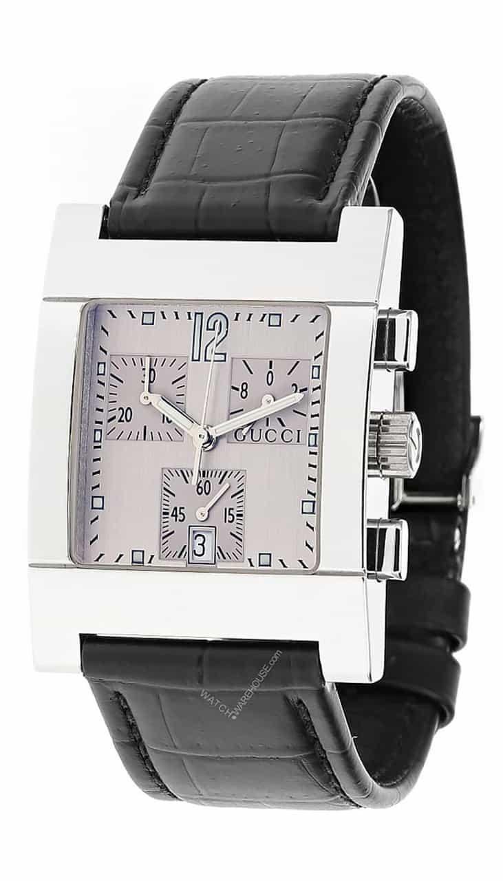 GUCCI 腕時計 7700M GUCCI Chronograph Quartz Black Dial Case Men's Watch 7700M