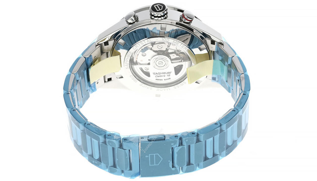 TAG HEUER Carrera 43MM CHRONO Anthracite Dial Men's Watch CV2A1U