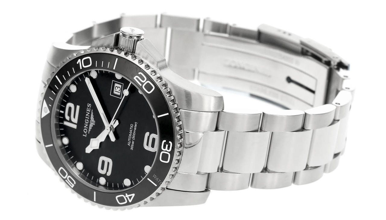 LONGINES Conquest Automatic SS 43MM Black Dial Men's Watch L3