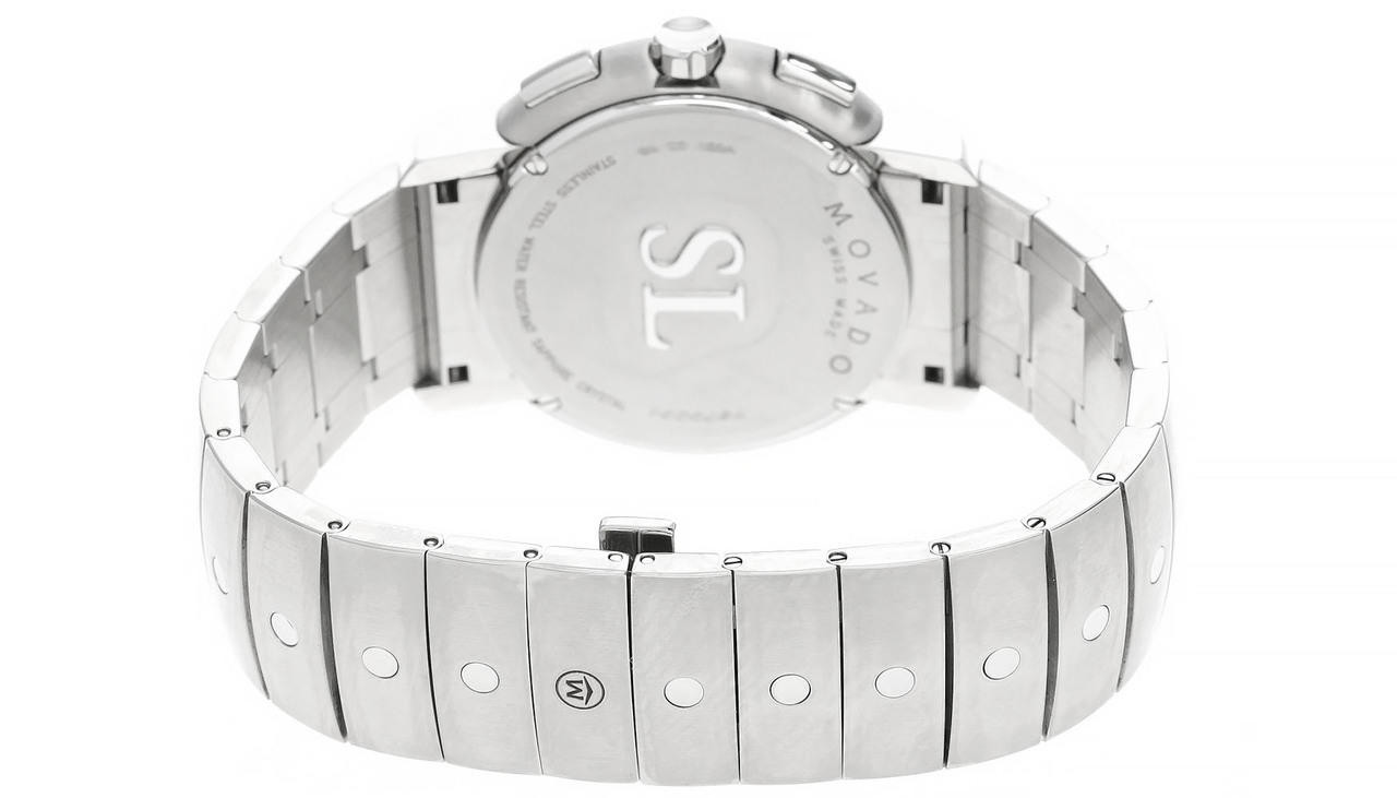 MOVADO SL Series Stainless Steel Black Dial Men's Watch