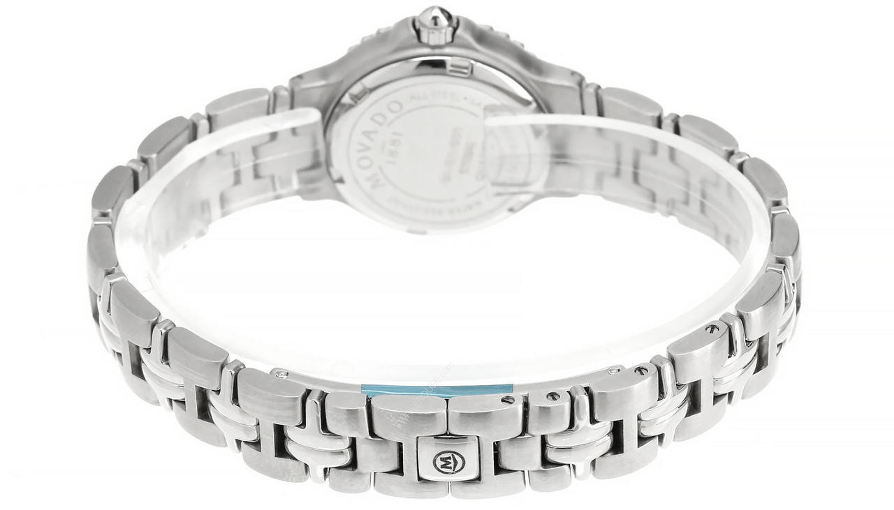 MOVADO Quartz S- Steel White Dial Women's Watch 0603526