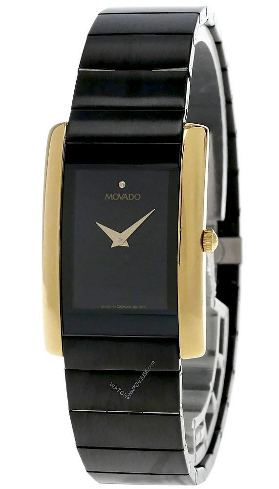 Movado 87.c1.420 2 Women\'s Watch Movado Curved La Nouvelle Lady 87.C1.420.2 18 Kt Gold Filled  main image 4