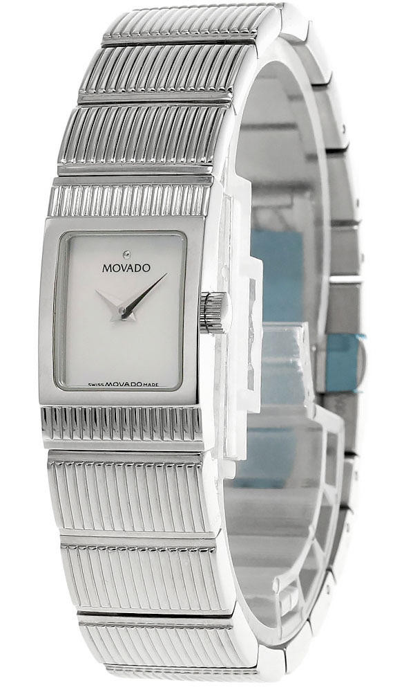MOVADO Concerto Quartz S-Steel MOP Dial Women's Watch 84.A1.1401