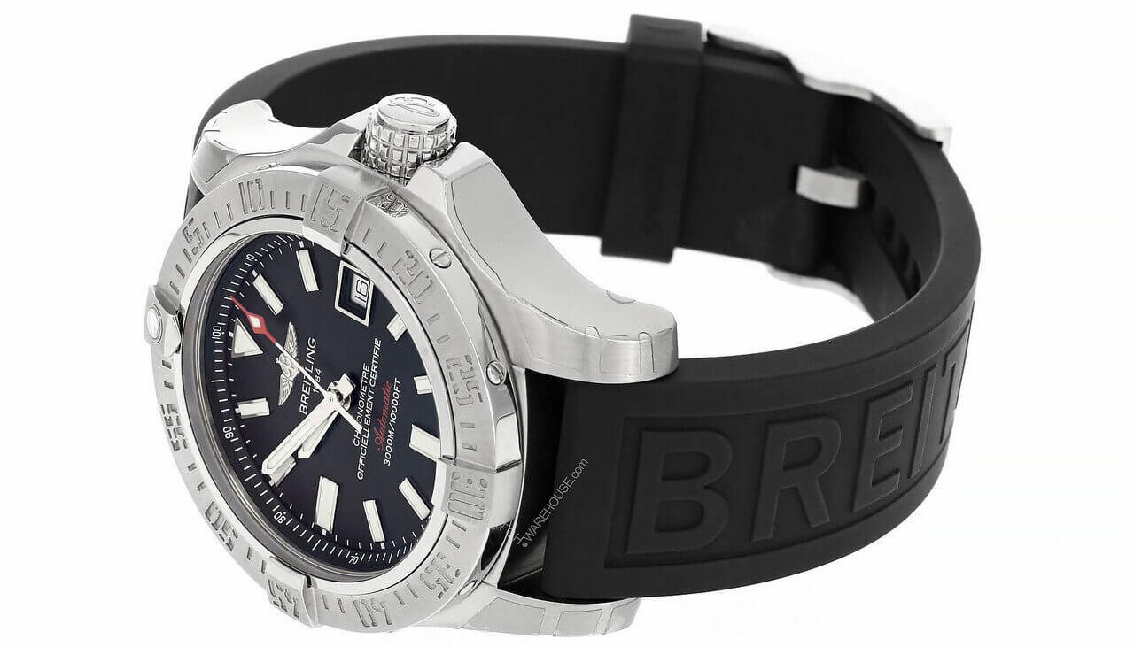 BREITLING Avenger II Seawolf BLK Dial Rubber Watch A1733110/BC30-152S |  Fast u0026 Free US Shipping | Watch Warehouse