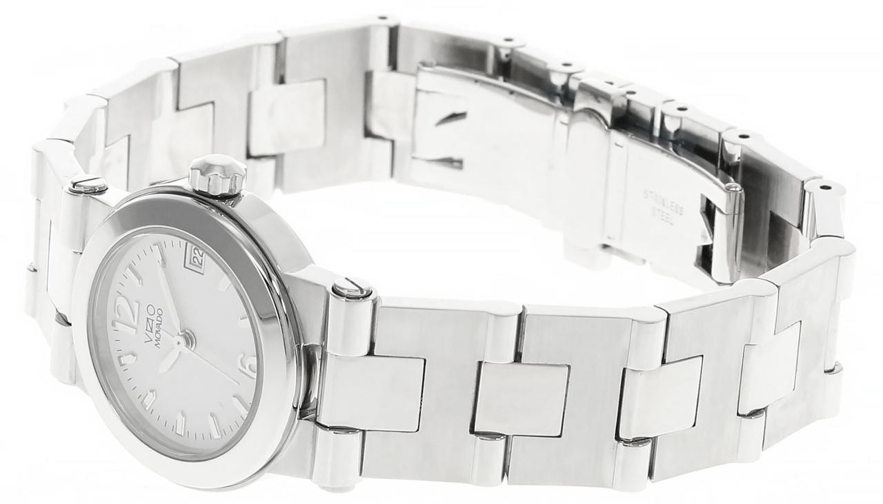 MOVADO Vizio Sport 24MM Stainless Steel WHT Dial Women\'s Watch 1604448 |  Fast & Free US Shipping | Watch Warehouse