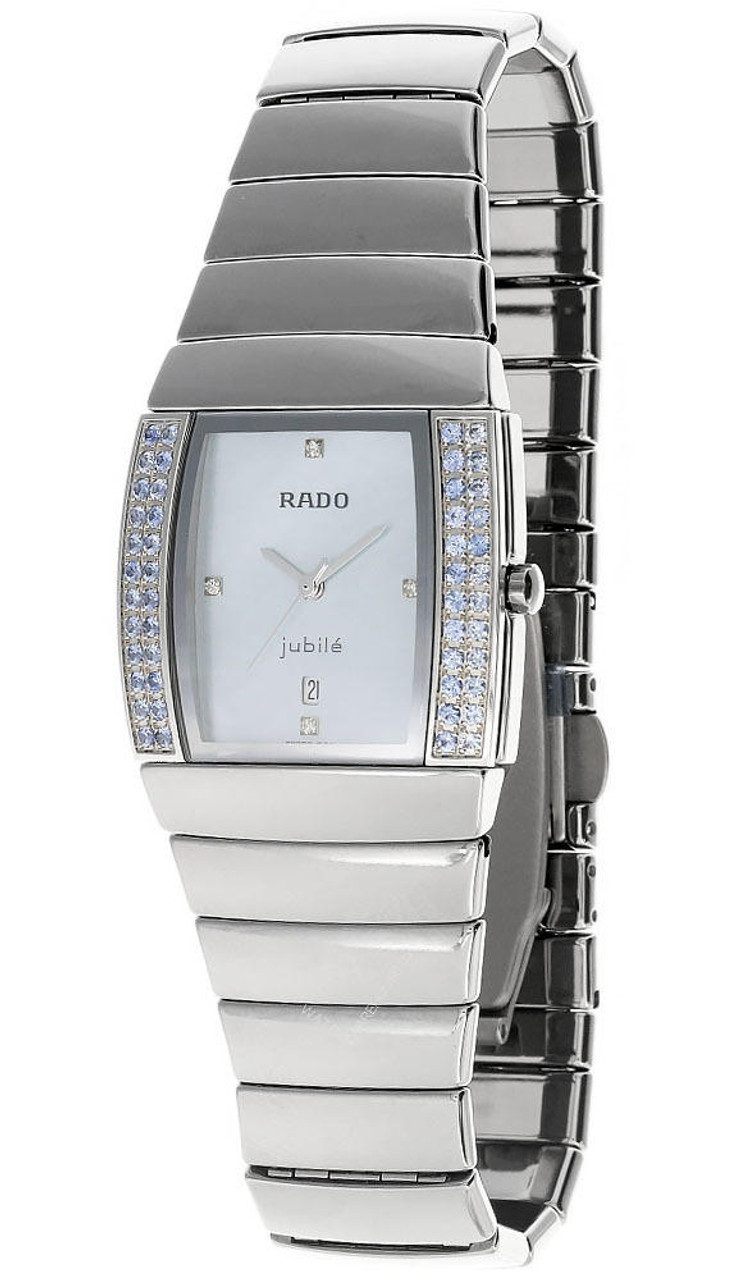 RADO JUBILÉ Quartz 23mm Black High-Tech Ceramics & Steel Diamond Dial |  NATILUXIA