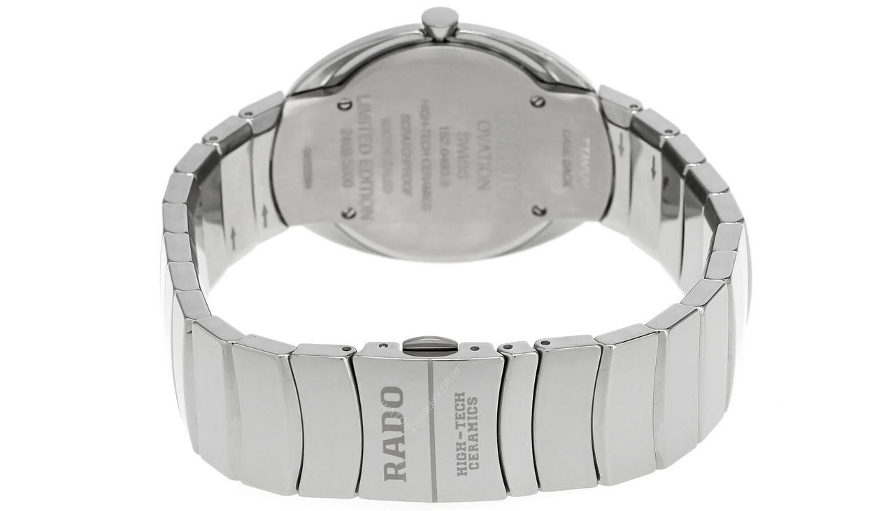 RADO Ovation Limited Edition 35MM Gray Dial Ceramic Watch RADO Ovation Limited Edition 35MM Gray Dial Ceramic Watch