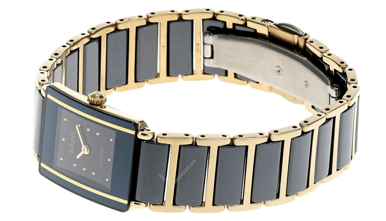 RADO DiaStar 18MM Quartz SS Blue Two-Tone Women's Watch 153.0383.3