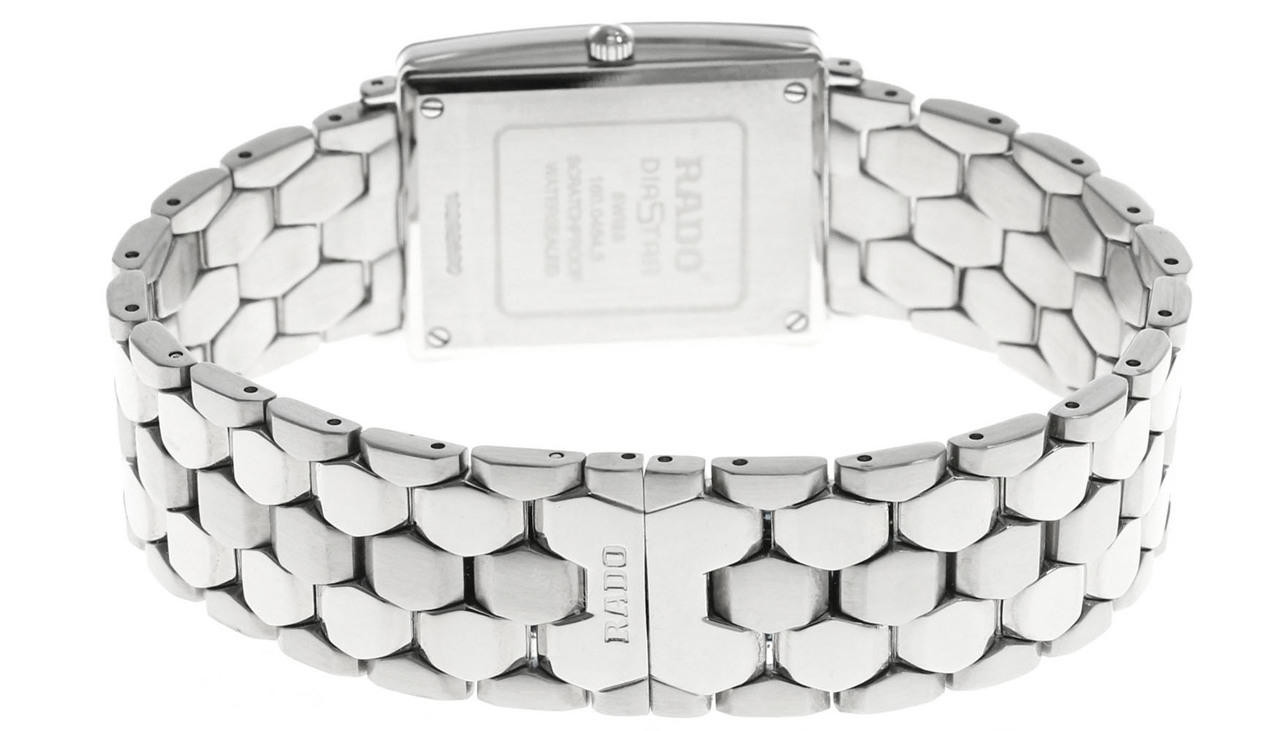 RADO クォーツ時計 シルバー RADO DiaStar Quartz S-Steel Gray Dial Date Men's Watch R20484103