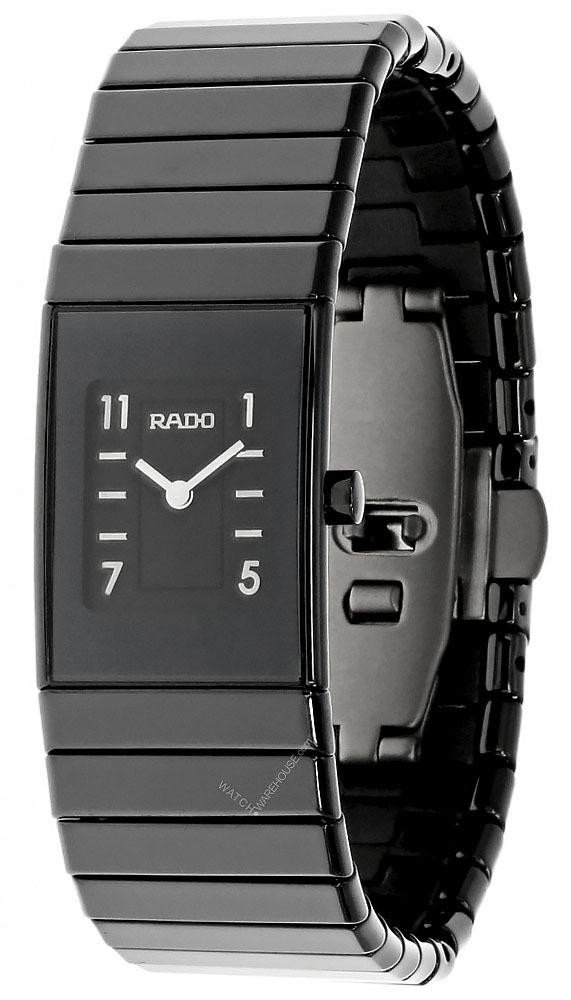 RADO DiaStar Quartz High Tech Ceramic Black Dial Women's Watch