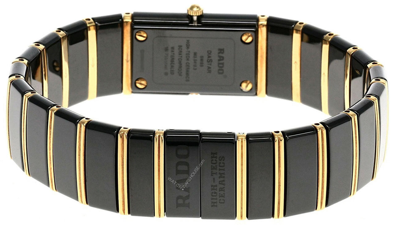 RADO DiaStar Quartz 16.25mm Black High-Tech Ceramic Women's Watch