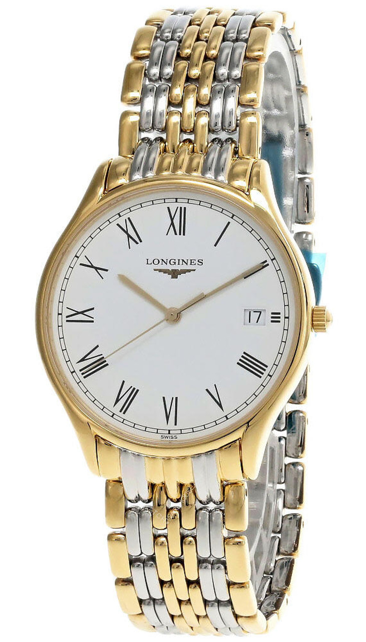 LONGINES Flagship 35MM SS White Dial Two-Tone Men's Watch L47592117