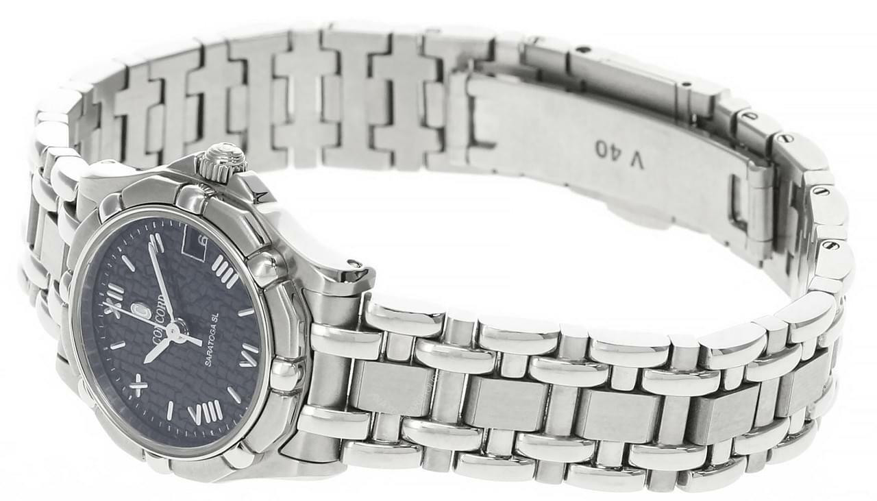 CONCORD Saratoga SL 23MM Stainless Blue Dial Women display picture 1