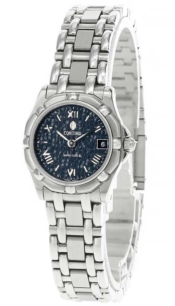 CONCORD Saratoga SL 23MM Stainless Blue Dial Women display picture 3