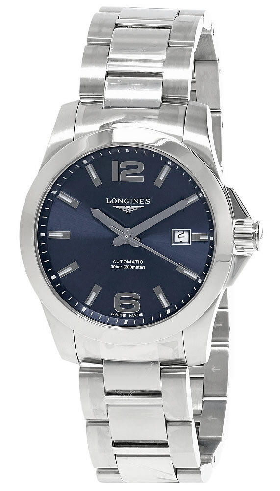 LONGINES Conquest L3.777.4 ブルー メンズ　正規品 新品)LONGINES ロンジン コンクェスト L3.777.4.99.6 ブルー（商品ID