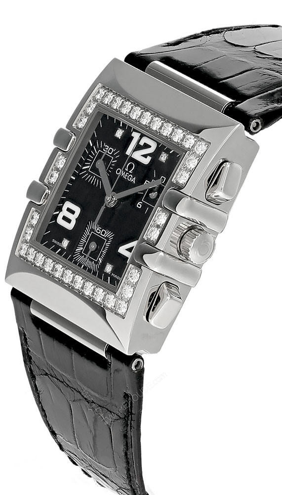 OMEGA Constellation Quadra 34MM Diamond Bezel Women's Watch