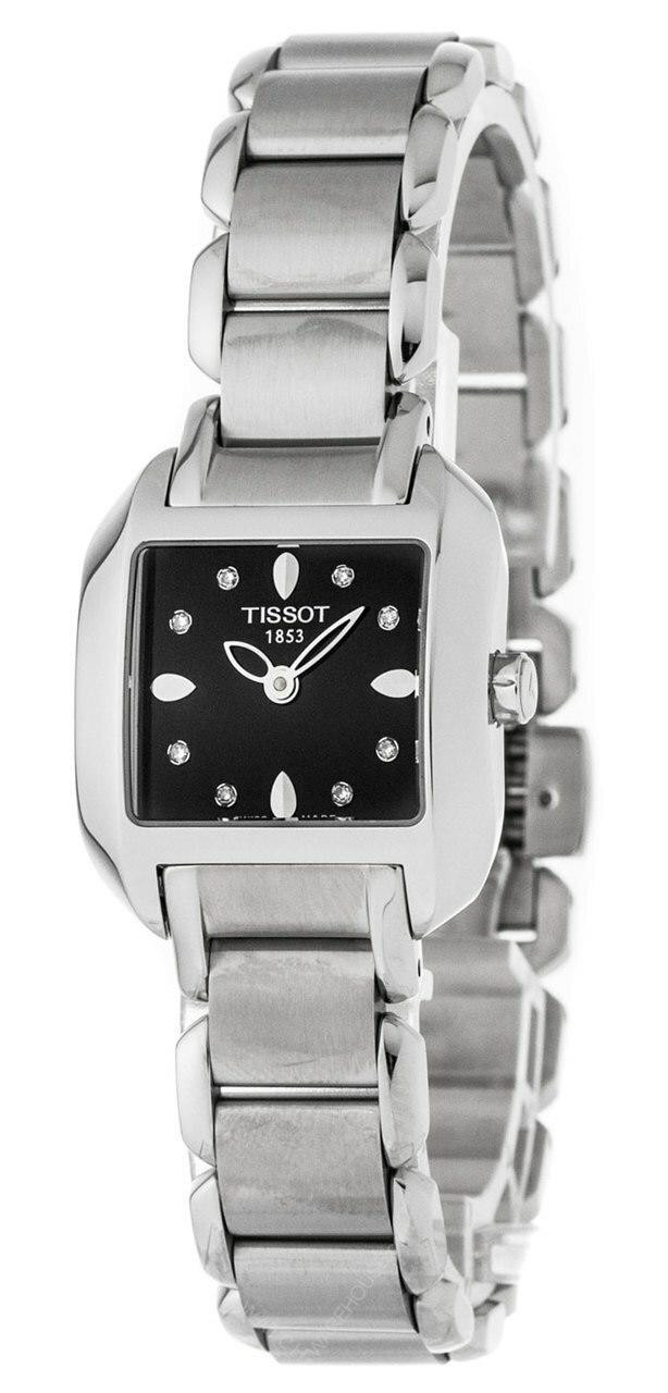 TISSOT T-Trend T-Wave Quartz BLK Dial Women's Bracelet Watch