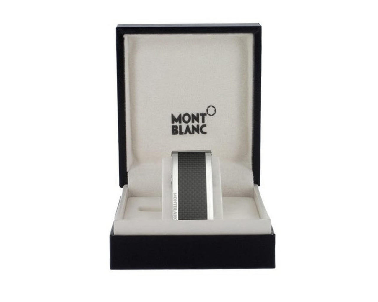 Montblanc Brushed Stainless Steel Money Clip