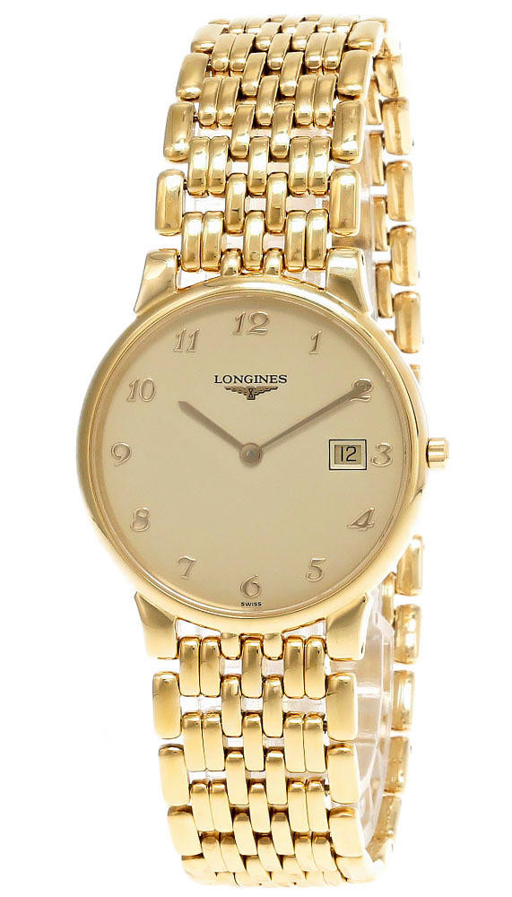 LONGINES Les Grandes Classiques S-Steel Gold Dial Men's Watch