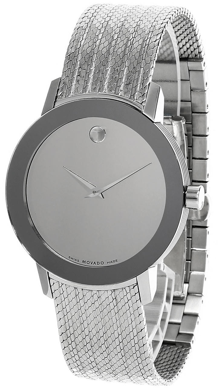 MOVADO Concept 60 Stainless Steel Silver Mirror Dial Men display picture 3