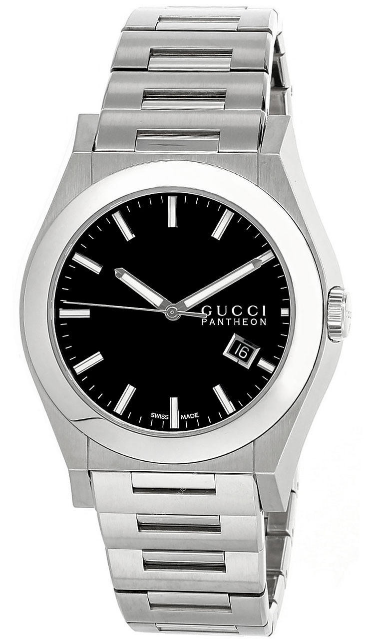 Gucci Pantheon/ stainless steel bracelet black dial Gucci Pantheon YA115502 Watch – Ashford.com main image 3