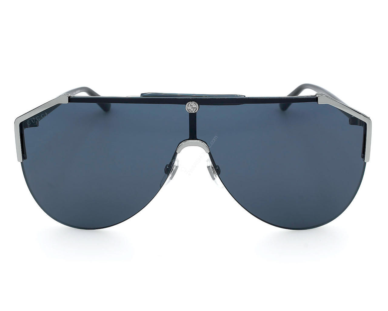 GUCCI Ruthenium/Black/Gray 99-01-140MM Unisex Sunglasses