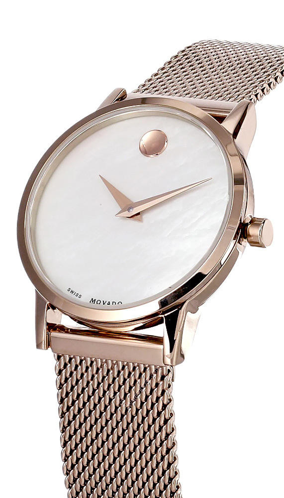 MOVADO Museum Classic 28.4MM QTZ White MOP Dial Women display picture 2