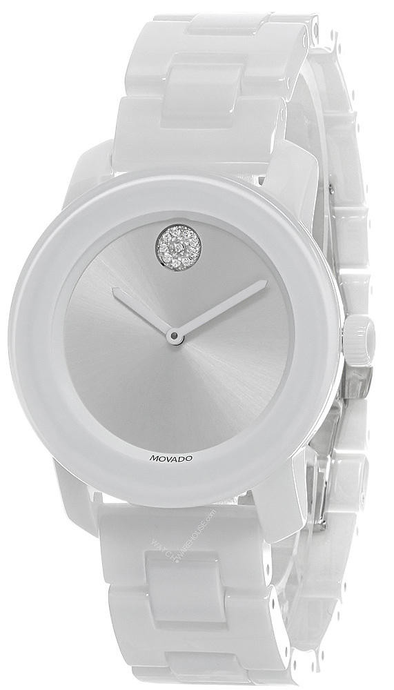 MOVADO Bold 36MM QTZ SLVR Dial White 