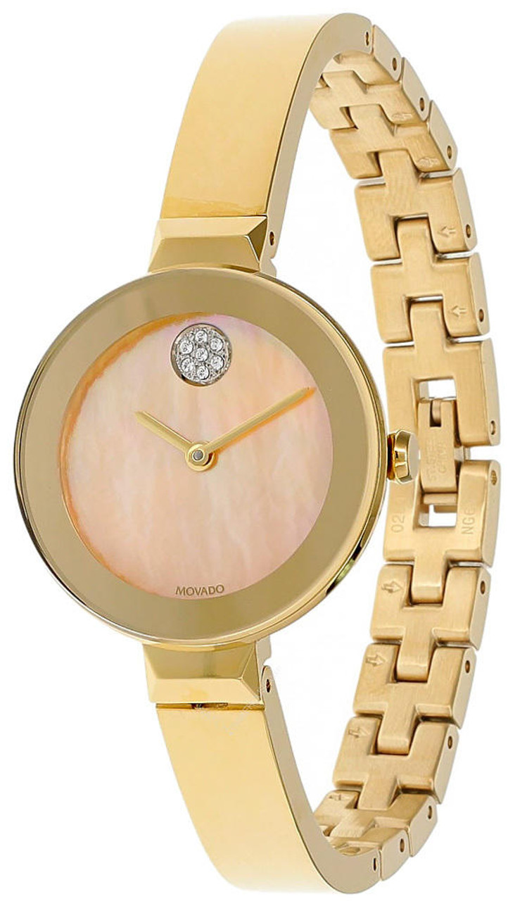 Movado bold clearance gold diamond