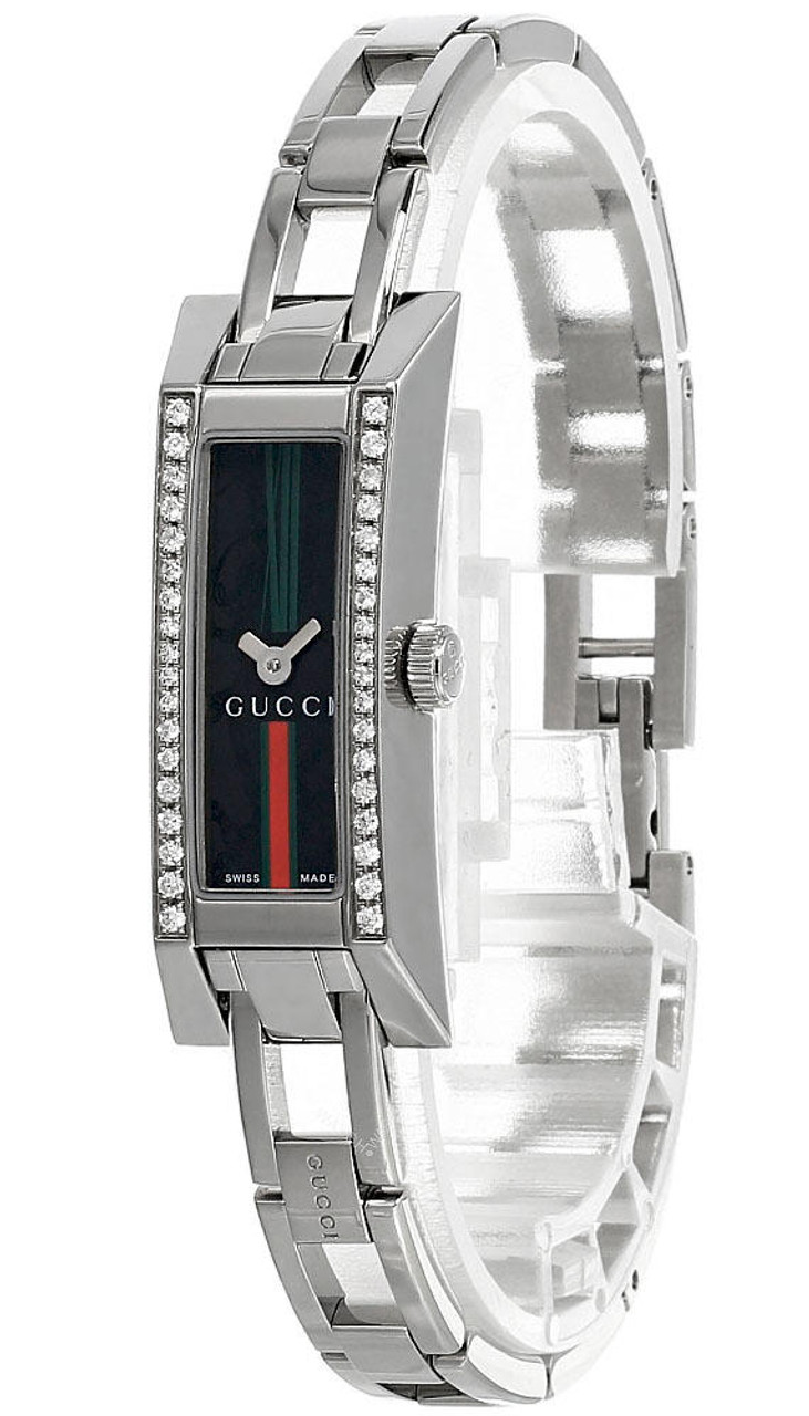 Gucci diamond clearance watch ladies