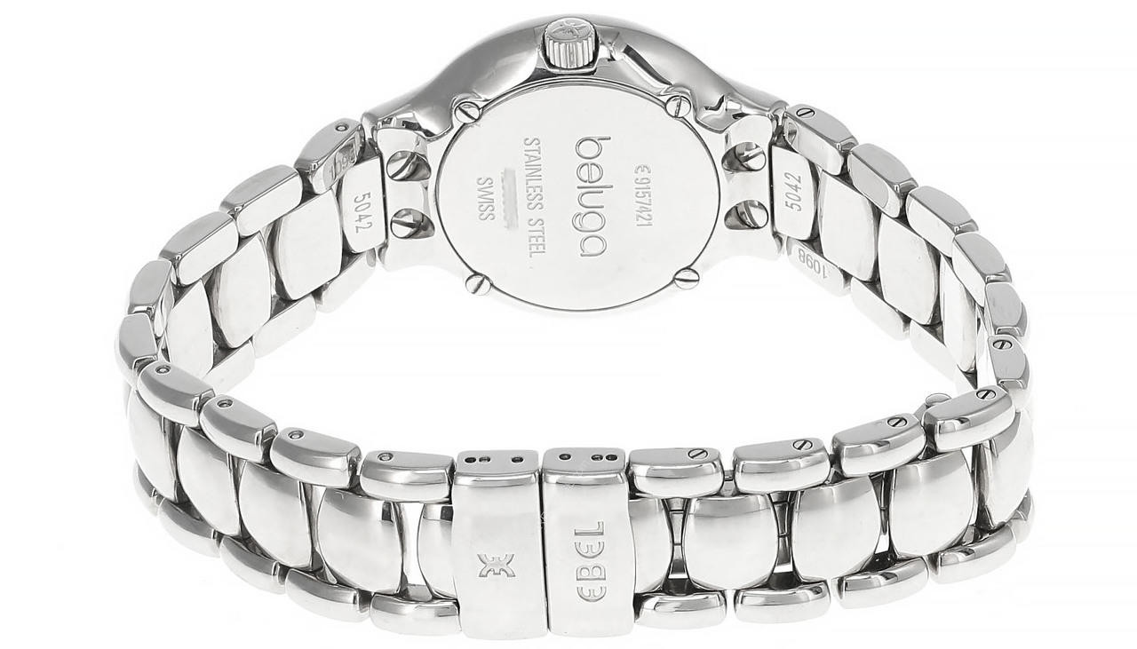 EBEL Beluga Stainless Steel Silver Dial Women display picture 3