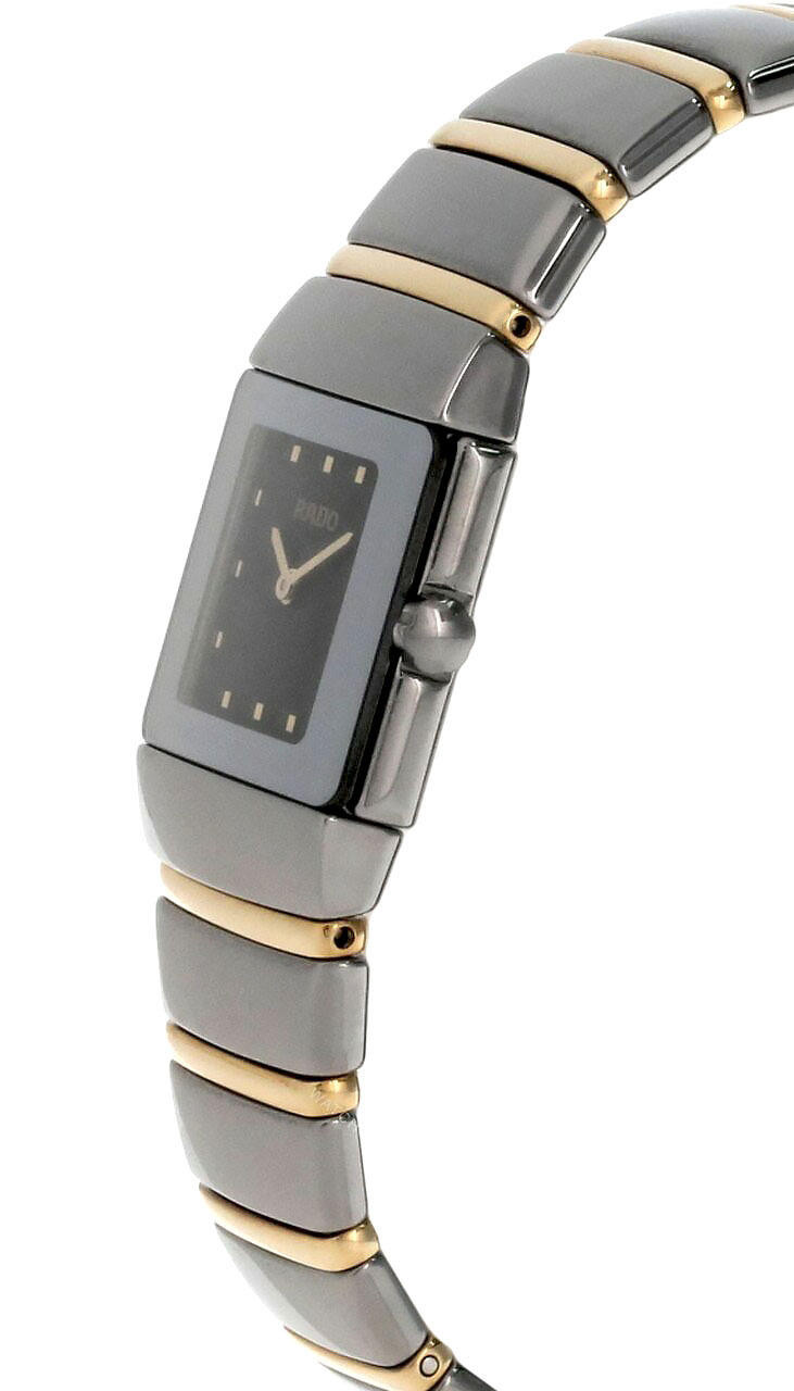 RADO DiaStar Gray Dial 2-Tone High Tech Ceramic Women's Watch R13334752