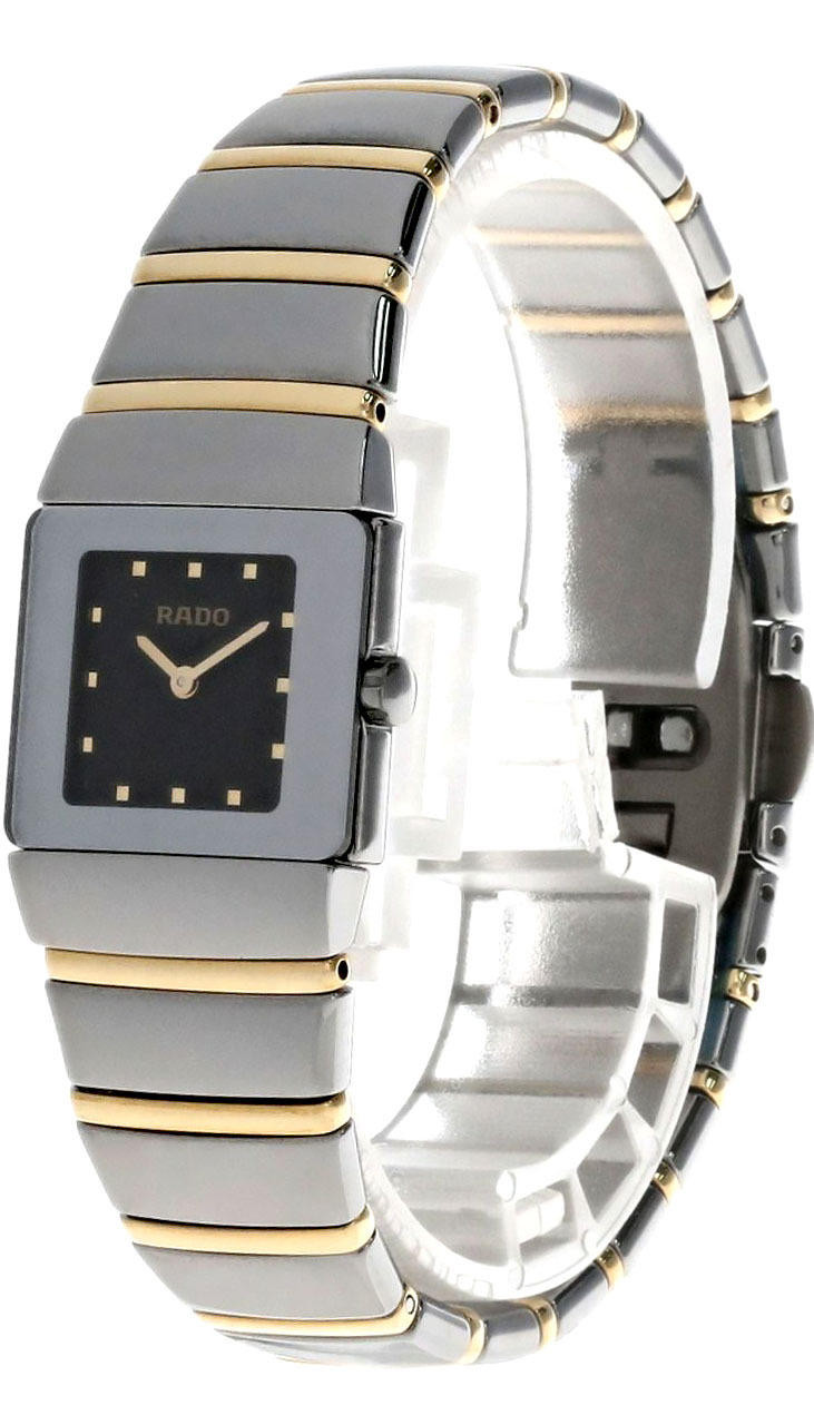 RADO DiaStar Gray Dial 2-Tone High Tech Ceramic Women's Watch R13334752