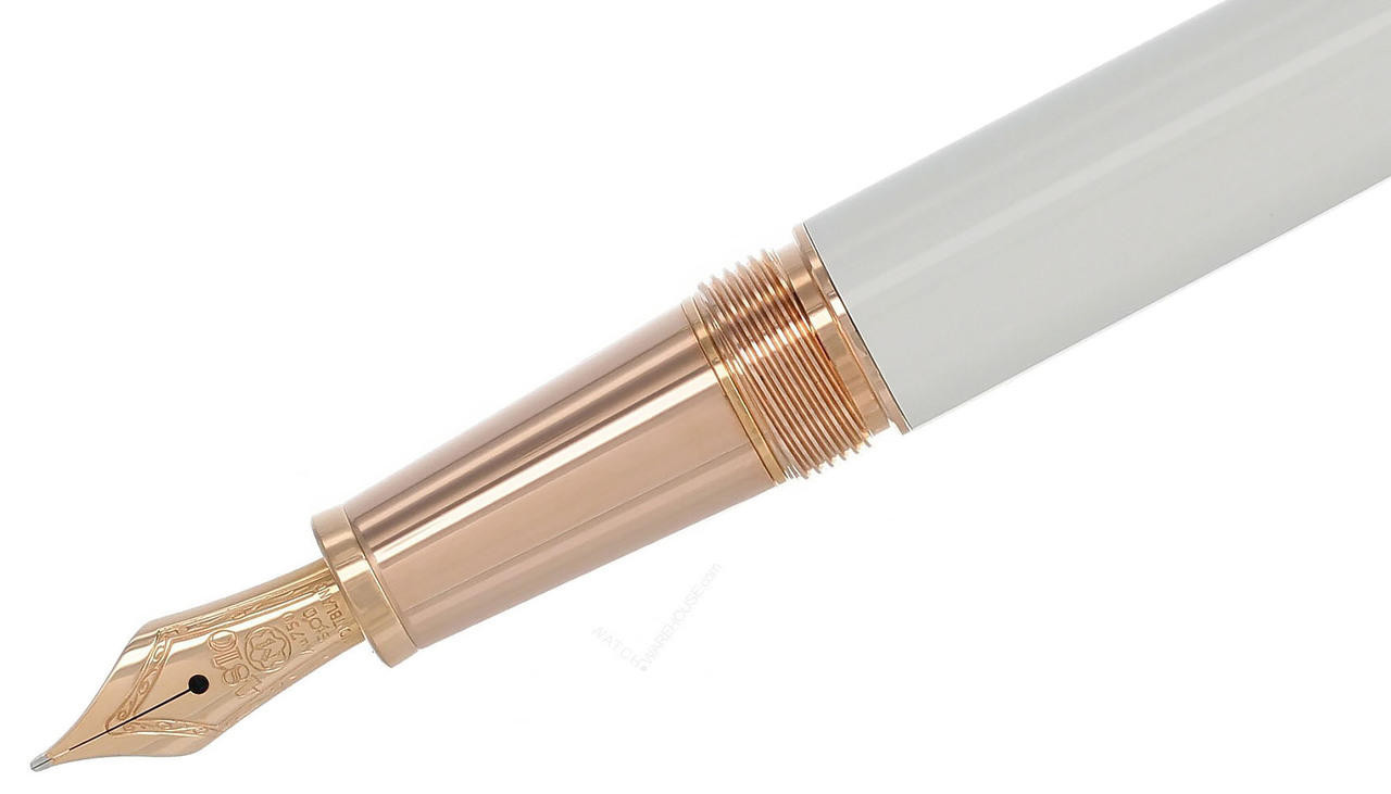 MONTBLANC x TIFFANY マイスターシュテュック ROSÉファレル MONTBLANC MeisterstÃ¼ck White Solitaire Rose Gold (F)Fountain Pen