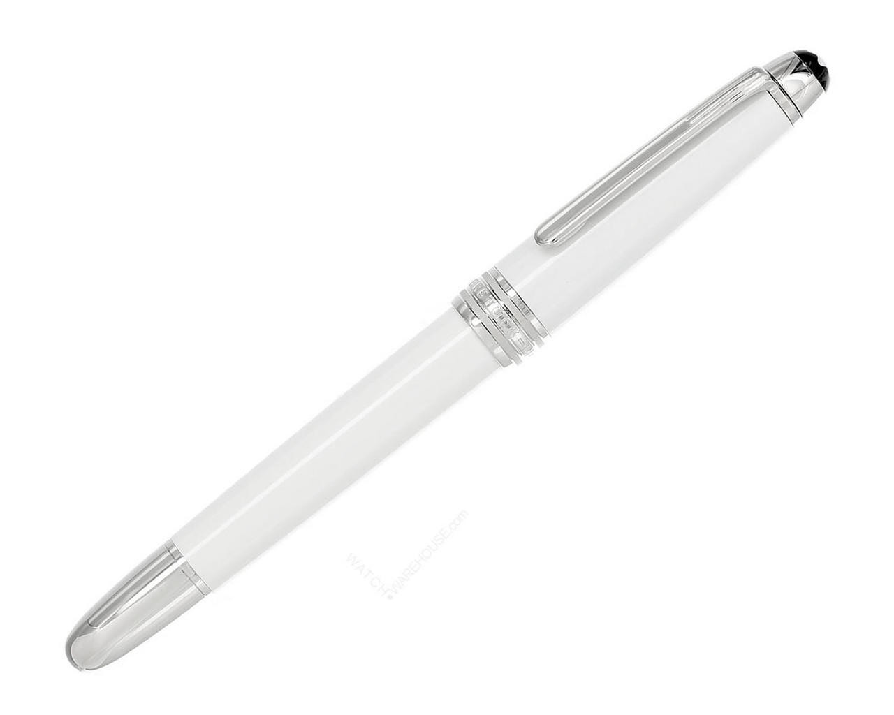 MONTBLANC/モンブラン MONTBLANC MeisterstÃ¼ck 145 (F) Nib White Solitaire Fountain