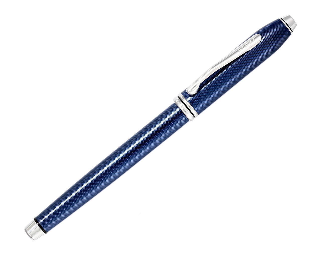 CROSS Townsend Quartz Blue Lacquer Rollerball Pen 6951 Fast & Free