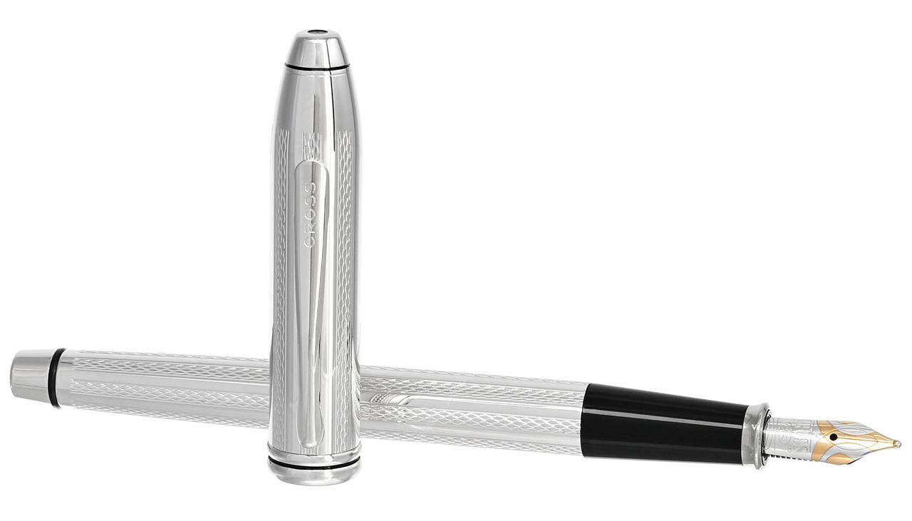 CROSS Townsend Platinum Plated Fountain Pen AT0046-1MD | Fast