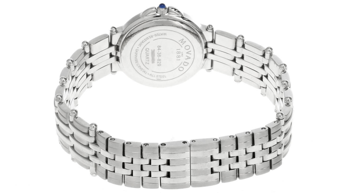 Movado watch water resistant crystal MOVADO Bold Evolution Crystal Accent 34MM Blue Dial Women main image 3