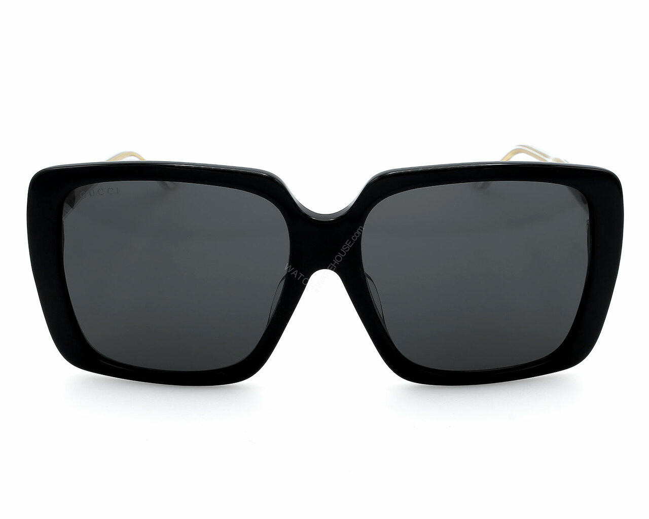 GUCCI Black Crystal Gray 58-145MM Women display picture 2