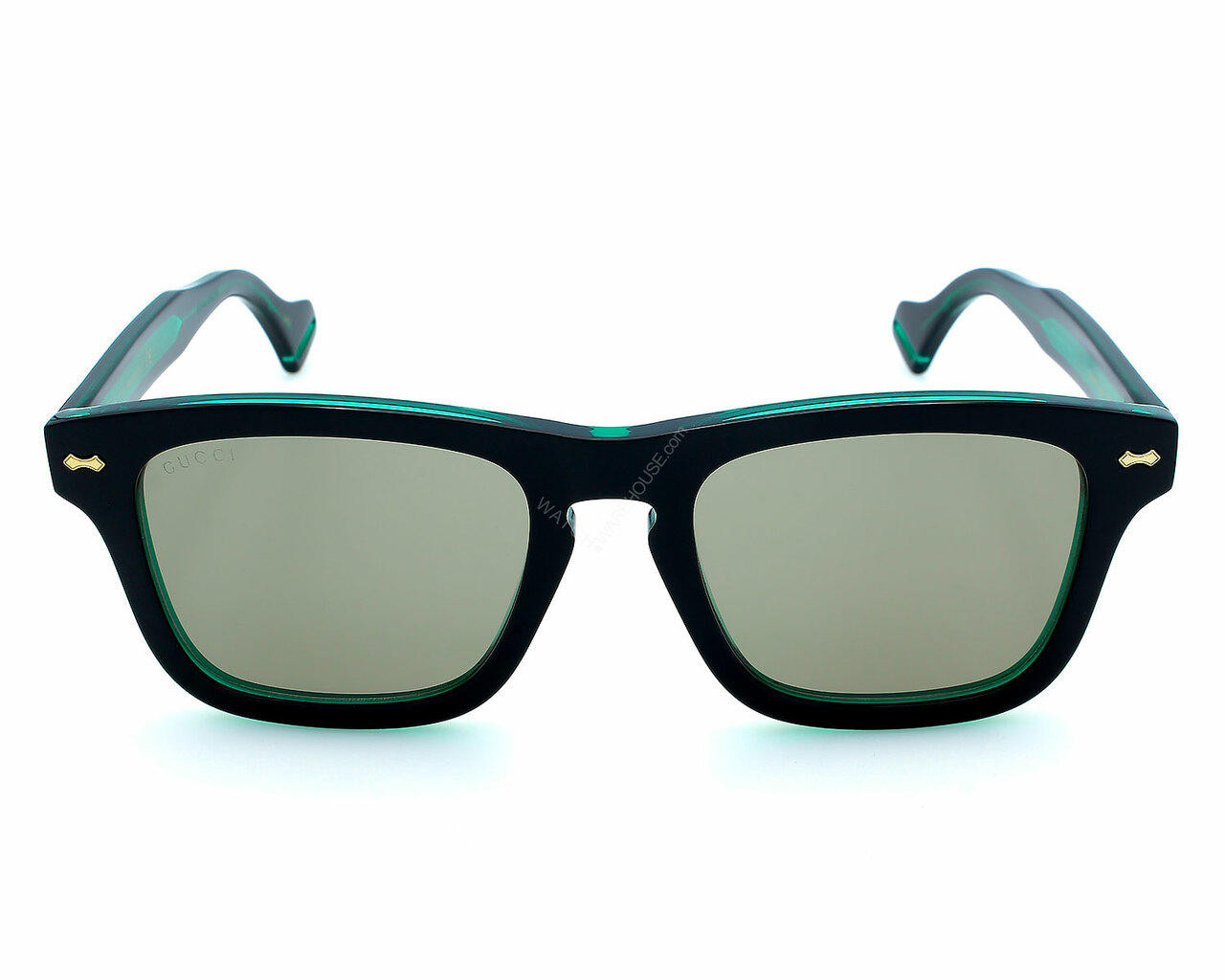 GUCCI Black/Green 53-20-145MM Men display picture 1