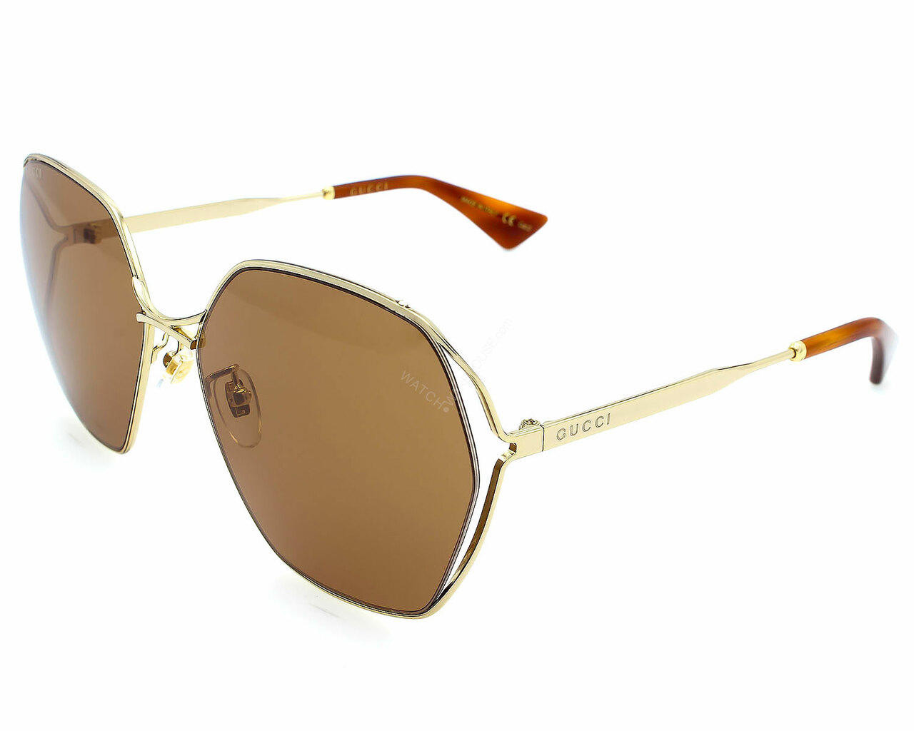 Eyewear Brands GUCCI Brown Lens 63-17-140MM Womens Sunglasses GG0818SA 002 Eyewear Brands GUCCI Brown Lens 63-17-140MM Womens Sunglasses GG0818SA 002