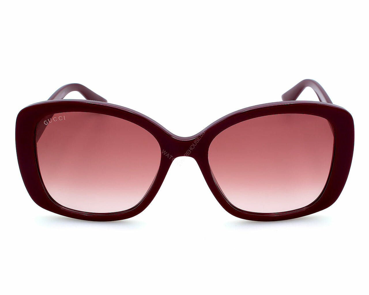 Sale! New Gucci 56mm Red and Burgundy Women\'s Sunglasses! Gucci Gg1954sa Burgundy Female Cat-Eye Sunglasses | Eyewear  main image 3