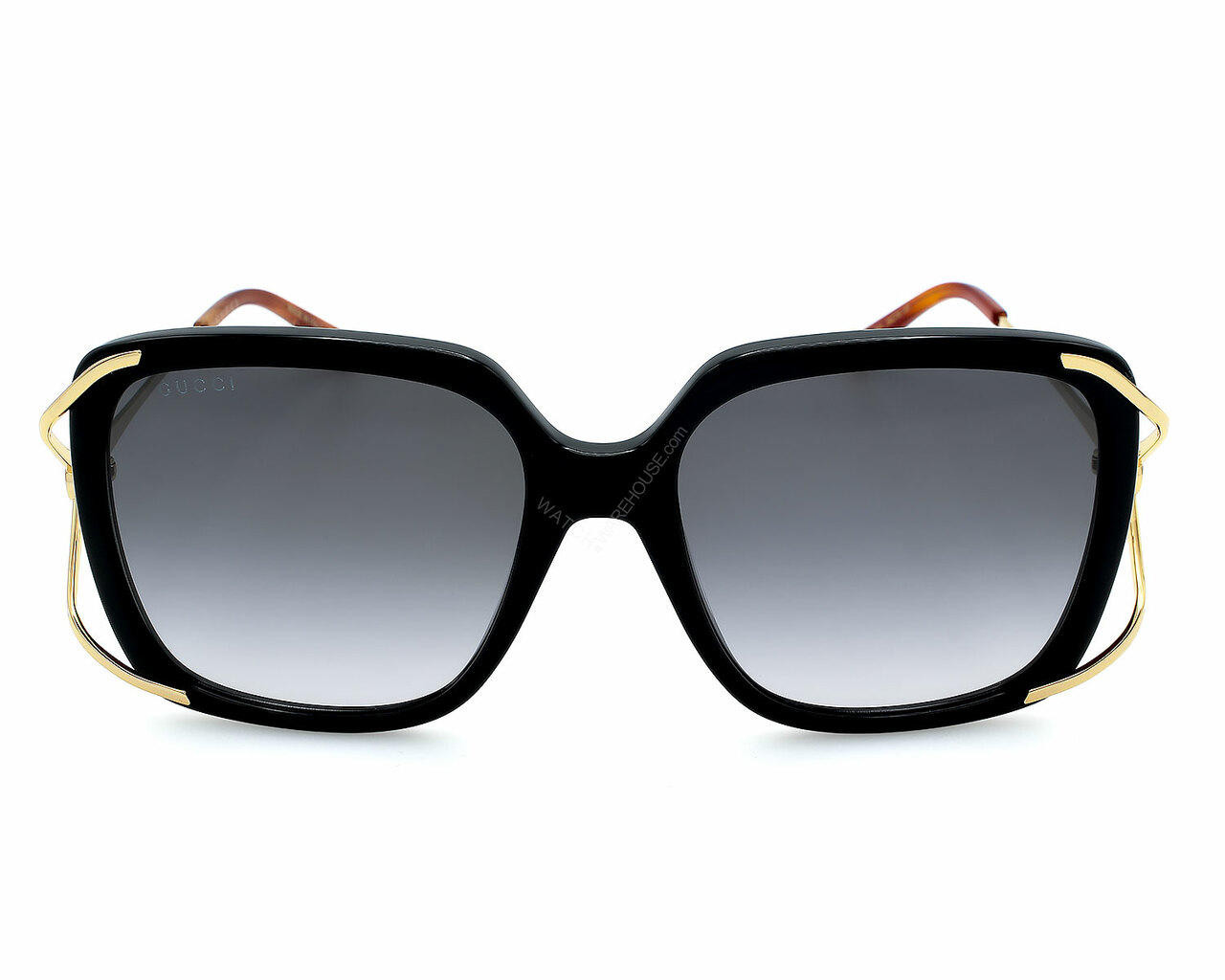 GUCCI GG0647S 001 56-18 130 Sunglasses NEW GUCCI SUNGLASSES GG 0647S 001 BLACK/GREY 56MM AUTHENTIC  main image 3