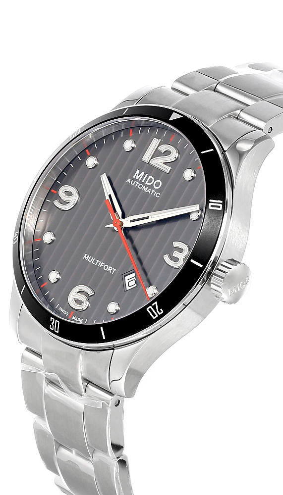 MIDO Multifort 42MM AUTO SS Black Dial Men's Watch M025.407.11