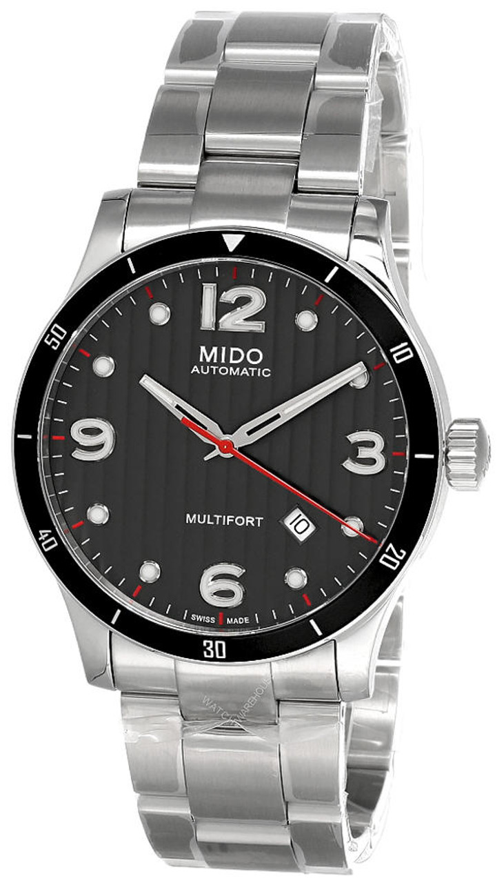 MIDO Multifort 42MM AUTO SS Black Dial Men's Watch M025.407.11.061.00