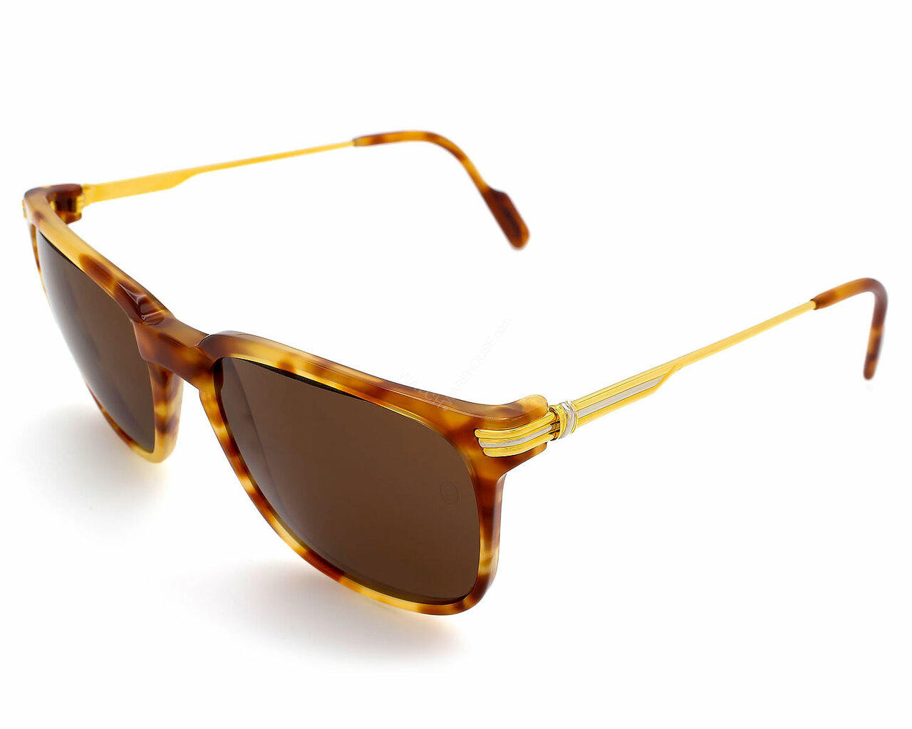 CARTIER Havana/Brown Lens 53-17MM Women