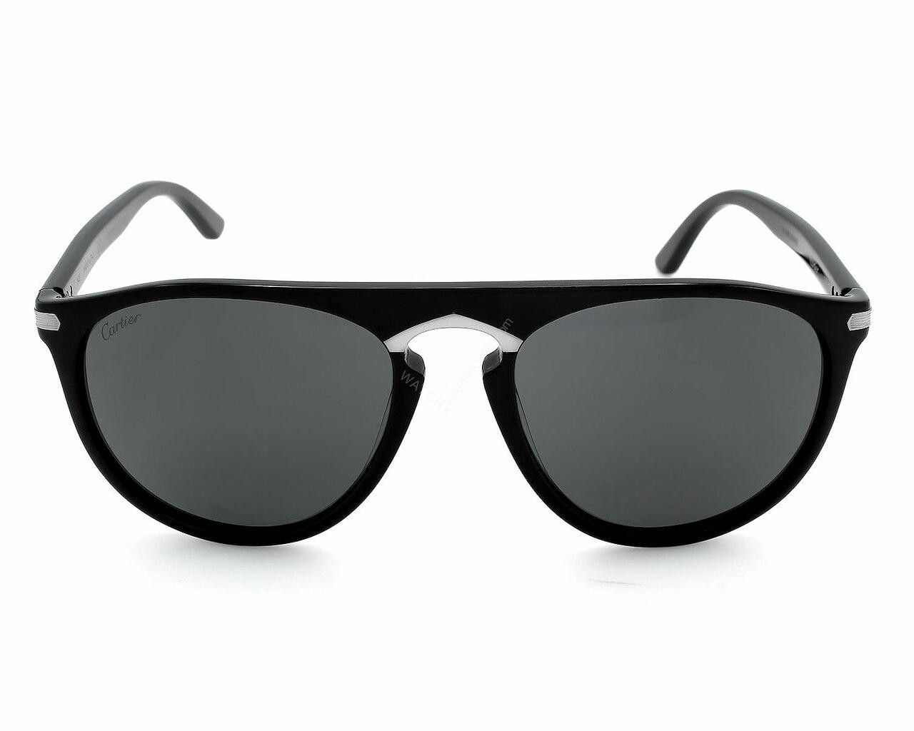 CARTIER Black/Gray Lens 56-145MM Unisex Sunglasses CT0013S  display picture 2