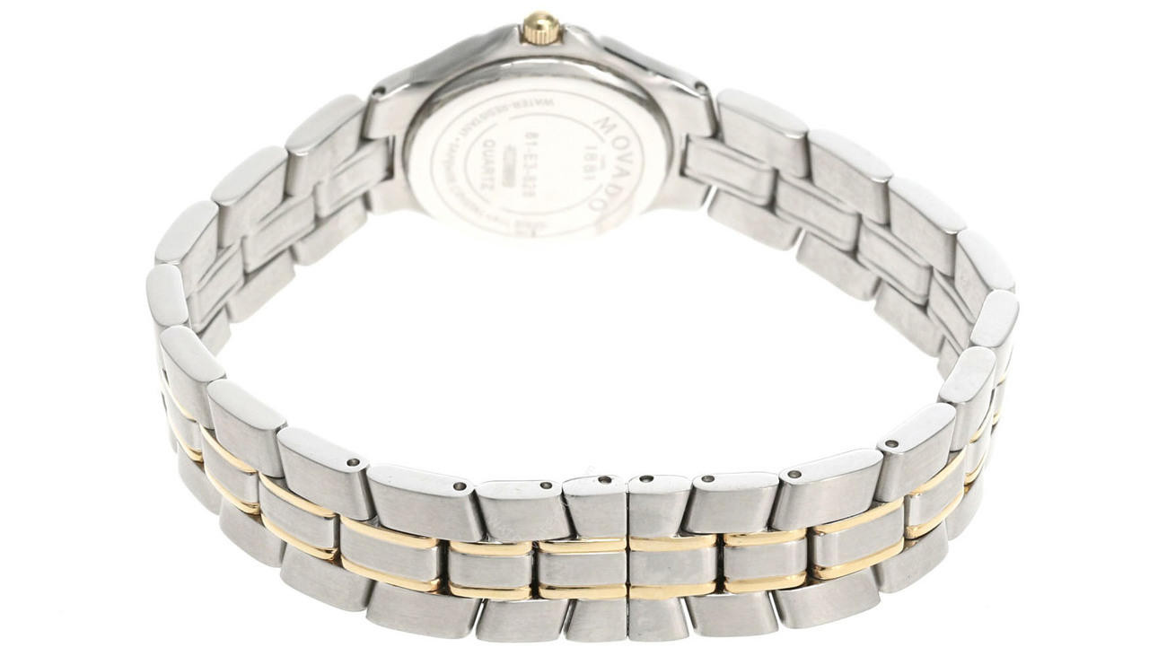 MOVADO 25MM Quartz S-Steel Black Dial Two-Tone Women display picture 2